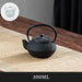 Cast Iron Teapot 900ml — Sakura Pattern with Tea Strainer