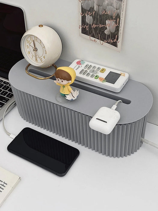 Household Socket Board Organiser Box – Cable Management, Stackable (33×13×11 cm)