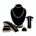 Velvet Jewellery Organiser Stand – Metal Ring, Pendant, Bracelet & Watch Display