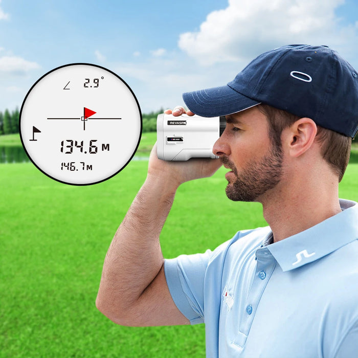 Rechargeable Golf Laser Rangefinder — 6.5×, 5–600m or 5–1000m, Type‑C
