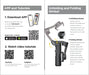 3-Axis Handheld Gimbal Stabiliser SmartXE — AI Face Tracking for iPhone & Android