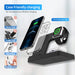 3-in-1 Magnetic Foldable Wireless Charger — 18W Fast Charge for iPhone, iWatch & AirPods