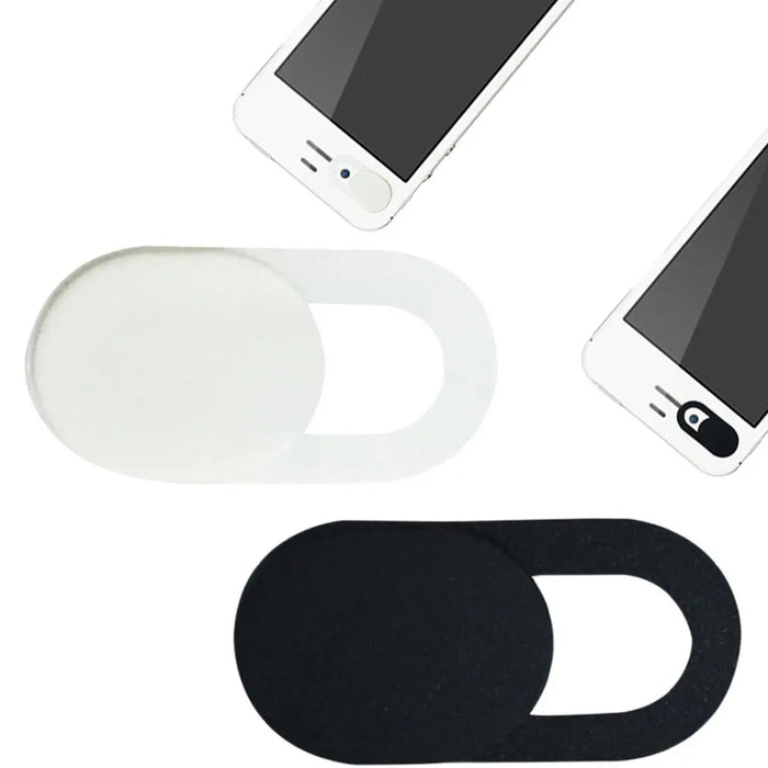 3‑Pack Black Ultra‑Thin Webcam Slide Covers for Phone, Laptop & Desktop Cameras