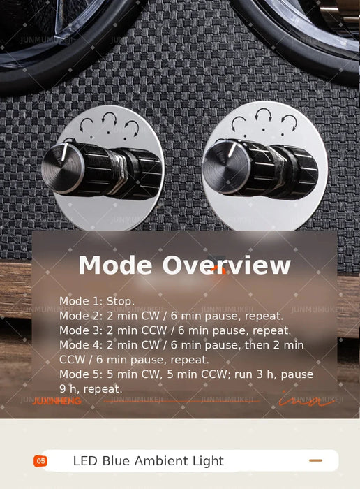 Single Automatic Watch Winder — Compact Rotating Desktop Winder