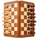 Rosewood Chess Set with Storage Box & 2 Extra Queens — Wooden Tournament Board for Adults