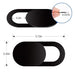 3‑Pack Black Ultra‑Thin Webcam Slide Covers for Phone, Laptop & Desktop Cameras