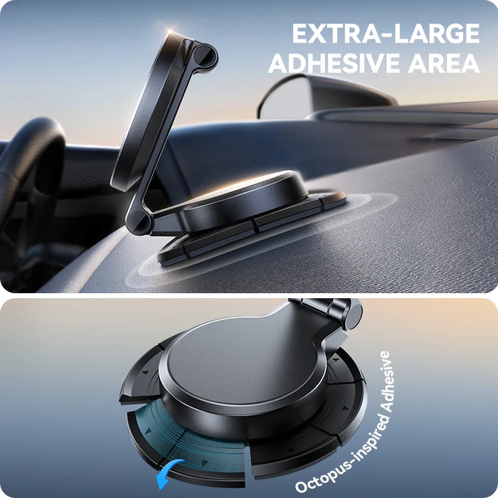Joyroom JR-ZS408 Magnetic Car Mount — 15W Wireless Charger, N55 Magnets, 360° Rotation