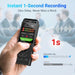144GB Digital Voice Recorder — Voice-Activated for Lectures, Meetings & Interviews