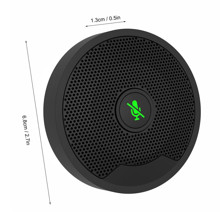 UM10 USB Omnidirectional Conference Microphone — 360° Condenser for PC & Mobile