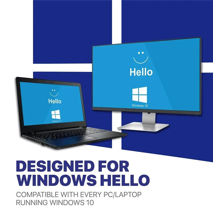 USB Fingerprint Key — Windows Hello Biometric Security Dongle (U5)