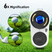 Rechargeable Golf Laser Rangefinder — 6x/6.5x Magnification, 5–600/1000 m, Type‑C
