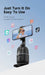 P03 360° Auto Face-Tracking AI Phone Gimbal — Desktop Tripod Holder for Vlog & Live
