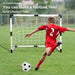 Portable Foldable Football Goal for Kids - Practice Net Frame