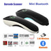 Mini Handheld 2D Barcode Scanner — Wireless (2.4G/Bluetooth) & USB, 1D/2D/QR/PDF417 with Storage
