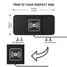 15W Fast Wireless Charging Pad – Non-slip Car Mat, USB-powered (Type-C or USB)