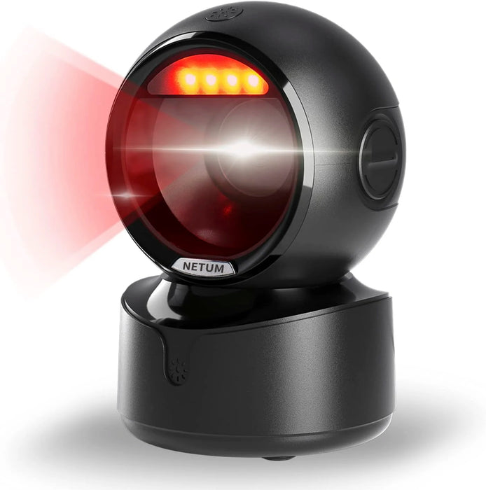 NETUM NT-A5 Desktop 2D QR Barcode Scanner — Hands‑Free USB Omnidirectional Reader