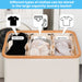 Slim Laundry Hamper — 100L or 160L Bamboo Basket with Removable Washable Bag & Handles