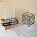 Square Coffee Pod Holder — Large Capacity Iron Capsule Storage