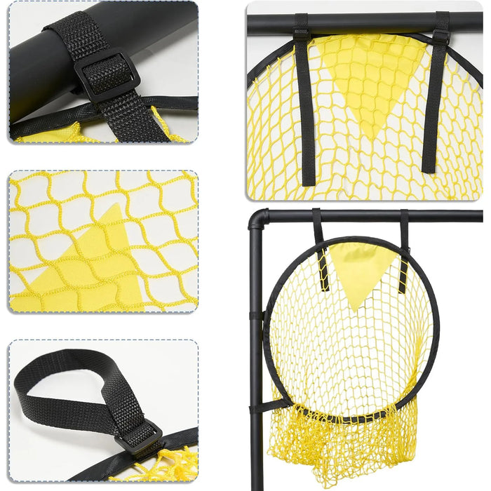 Portable Football Target Net — Foldable Corner Training Goal (1 or 2 pcs)