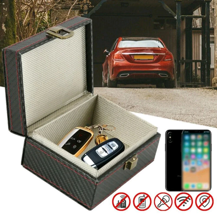 Signal‑Blocking Faraday Box for Keys & Phones — Key Fob Protector