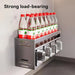 Wall-Mounted Spice Rack – Over-Stove Seasoning Jar Organiser (3 / 4 / 5 Grid)