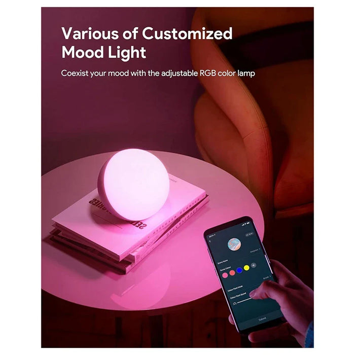 Intelligente Tischlampe Dimmbar Schreibtischlampe - App-/Sprachgesteuert, LED RGB, Farbwechsel, Touch-Lampe mit UK-Stecker - Ideal für moderne smarte Häuser und Technikbegeisterte
