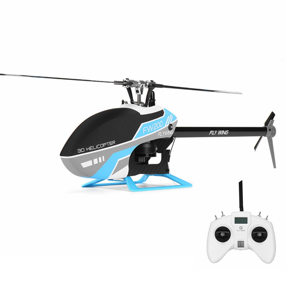 AKLOSIPY Hélice De Queue Pour Fly Wing FW200 – Pièce Détachée Rotor De Rechange En Fibre Carbone, Légère, Facile à Installer – Pour Hélicoptère RC