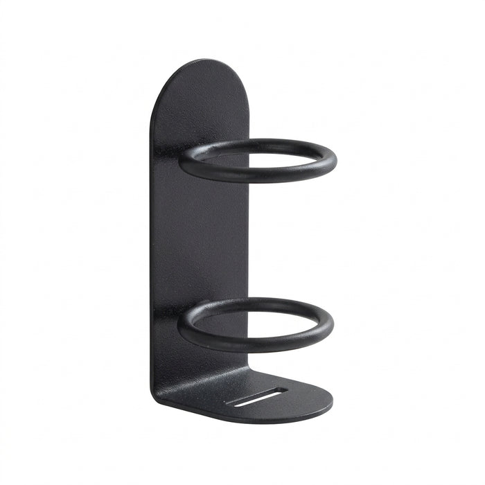 Punch-Free Wall-Mounted Toothbrush Holder — Wrought Iron, Compact Wall Storage