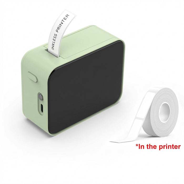 P15 Mini Portable Thermal Label Printer — Bluetooth, Inkless, Type-C Recharge