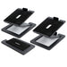 Desktop Speaker Stands — Carbon Steel 2‑Pack for Improved Stereo Sound & Vibration Reduction