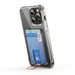 Transparent MagSafe Card Wallet & Stand for iPhone – Clear PC Case