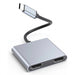 USB‑C to Dual 4K HDMI Adapter — Dual HD Display for Thunderbolt 3/4 & DP Alt Mode Laptops