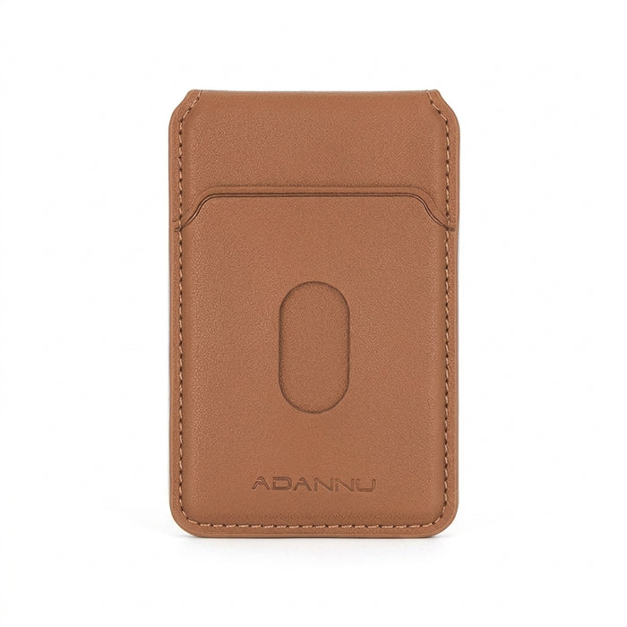 Leather MagSafe Magnetic Card Holder Wallet for iPhone 12–16 (Pro/Max/Plus)