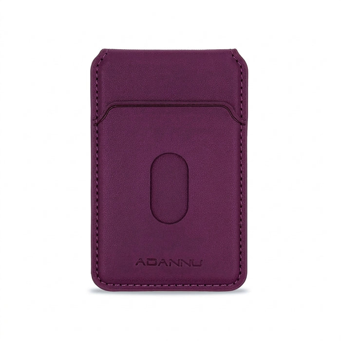 Leather MagSafe Magnetic Card Holder Wallet for iPhone 12–16 (Pro/Max/Plus)