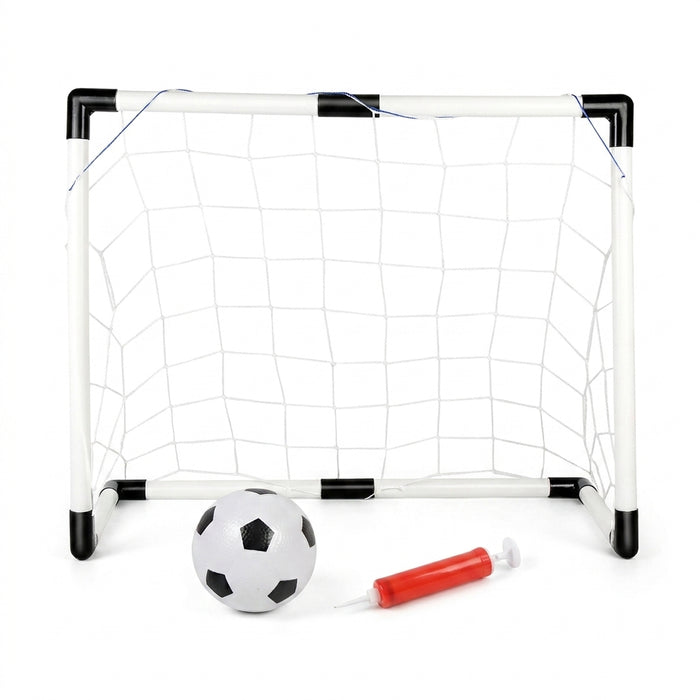 Portable Foldable Football Goal for Kids - Practice Net Frame