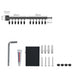 Retractable Wall-Mounted Folding Clothes Hanger — Aluminium, Indoor & Outdoor
