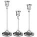 Vintage Elegant Tabletop Candle Holders – Metal & Aluminium, Single or 3‑Piece Sets