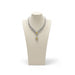 Linen Jewellery Bust Necklace Display Stand — Beige