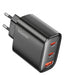 GaN USB‑C Fast Charger 33W / 40W / 67W (PD & QC) — Digital Display on 33W & 67W, EU & KR Plug